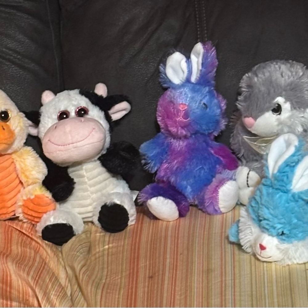 Colorful Stuffed Animal Bundle